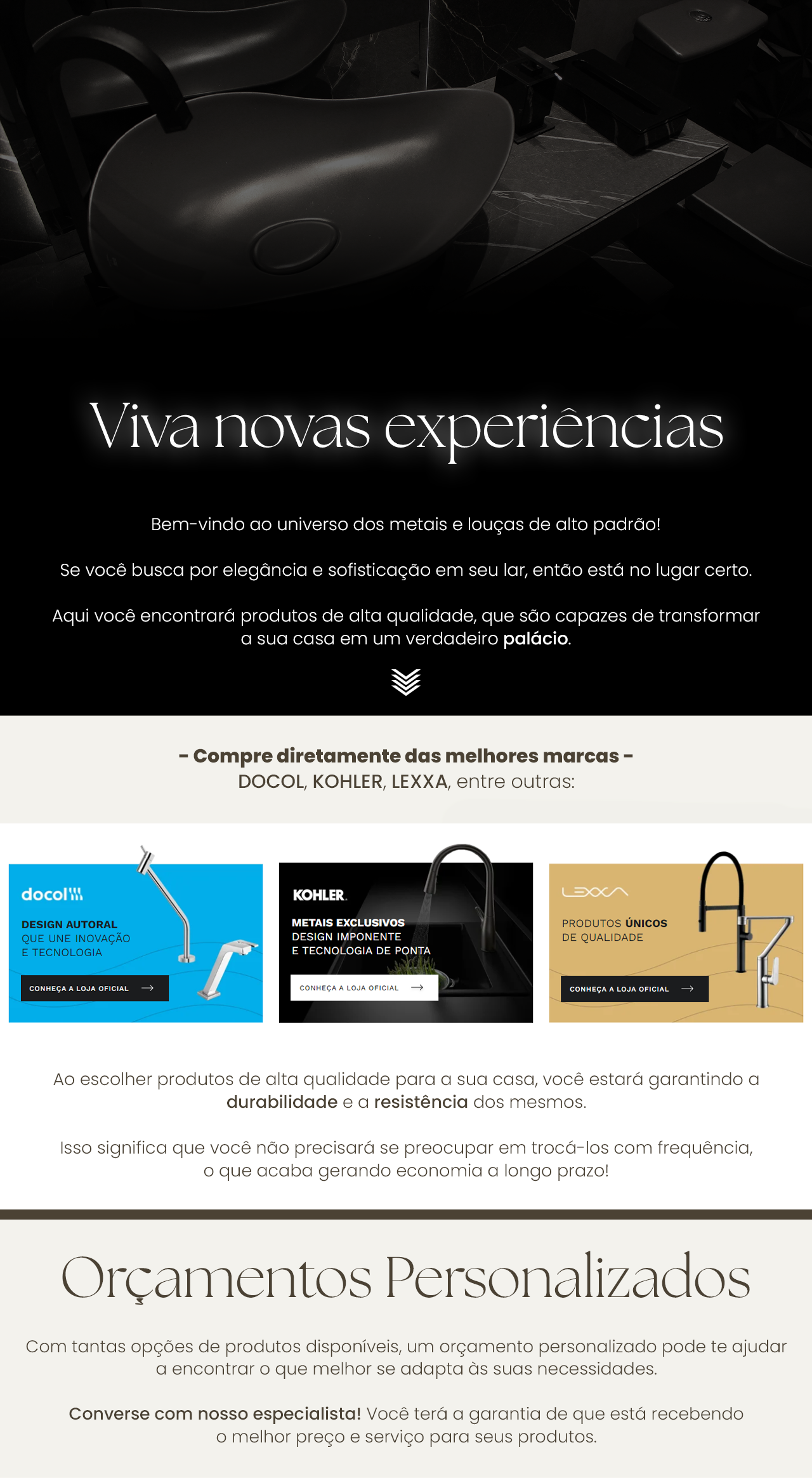 Viva novas experiÊncias