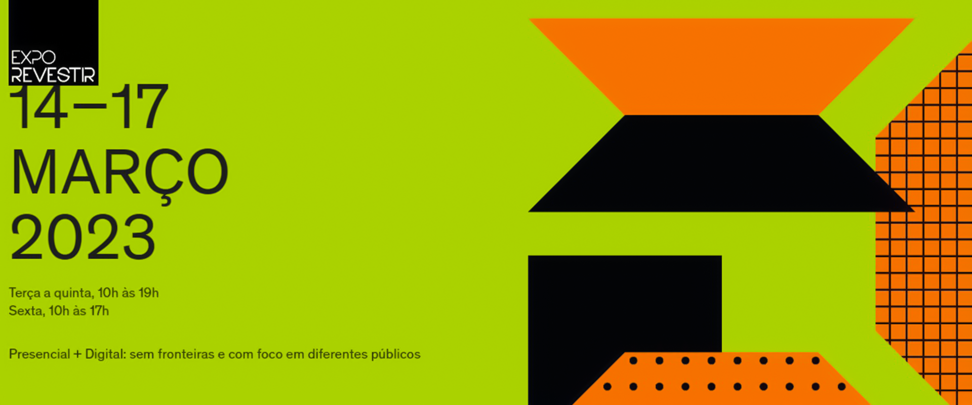 Banner Informativo Expor Revestir 2023 14 a 17 de Março